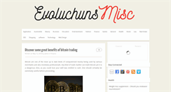 Desktop Screenshot of evoluchuns-misc.com